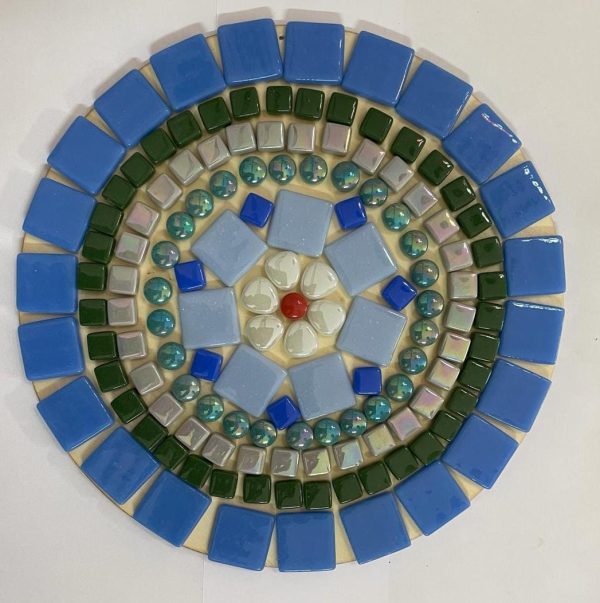ערכת יצירה בכל מקום diy מנדלה אבני פסיפס זכוכית