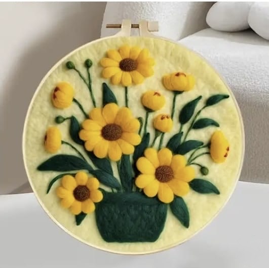 ערכת יצירה ליבוד לכל גיל זר חמניות